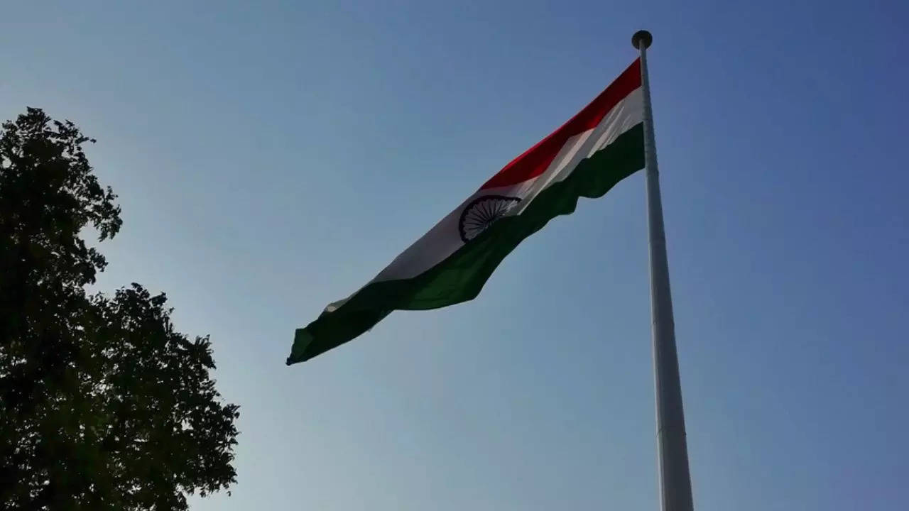 Indian flag in Guwahati