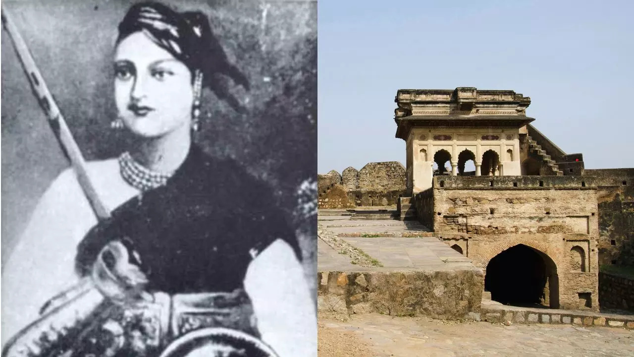 Jhansi Fort: A symbol of Rani Lakshmibai's courage against British rule. Credit: Canva