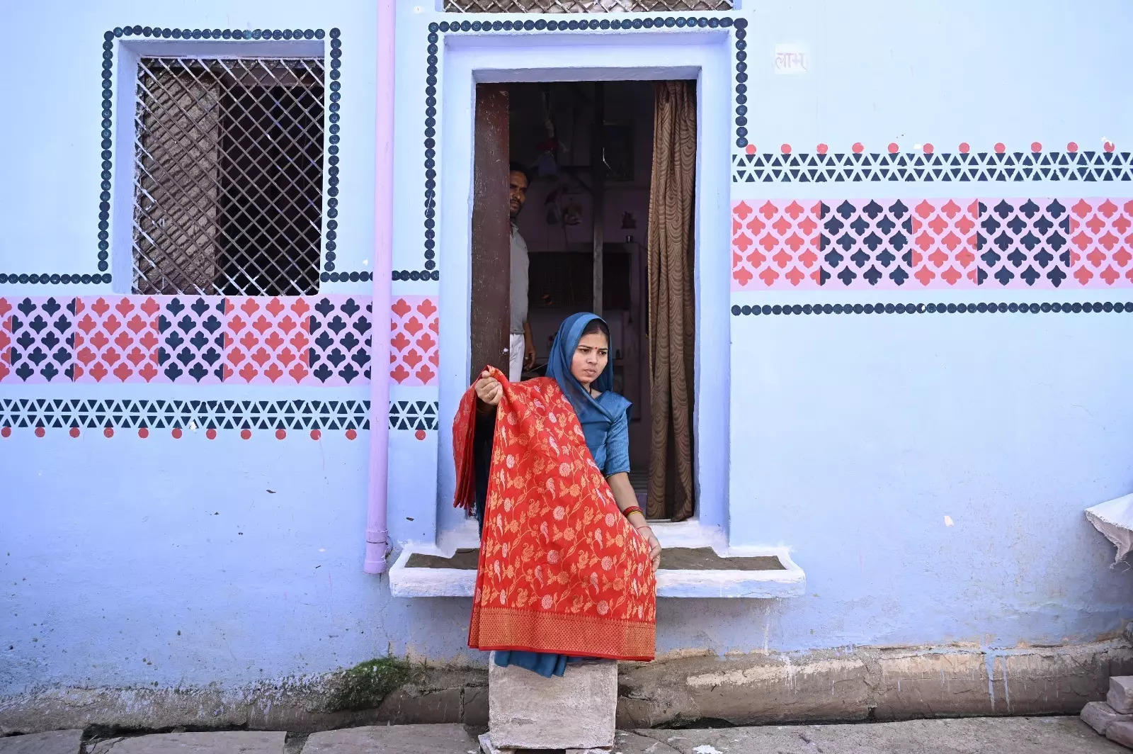 A weaver in Pranpur