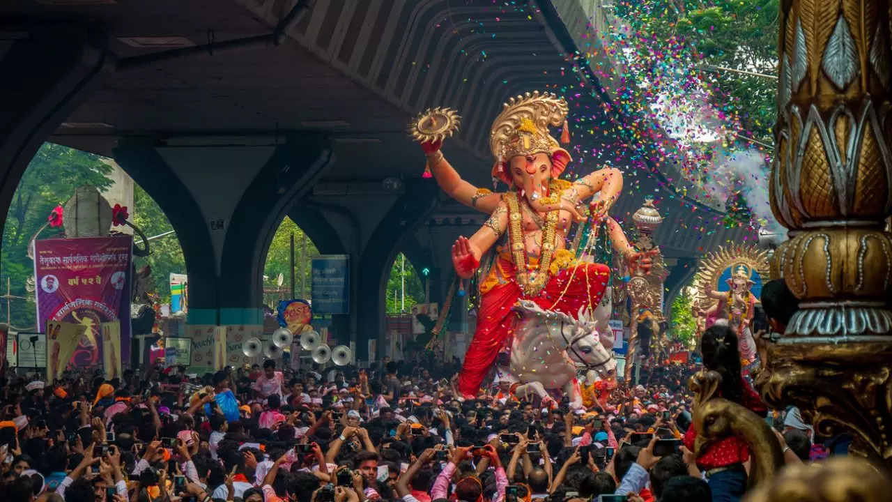 The best Ganpati pandals in Mumbai for a dose of festive fervour. Credit: iStock