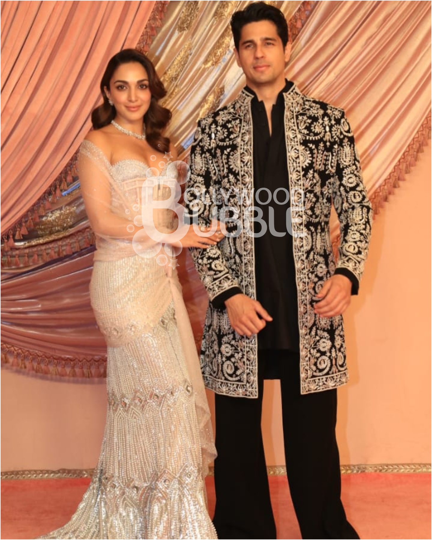 Kiara Advani and Sidharth Malhotra at Anant Ambani and Radhika Merchant's Sangeet Ceremony