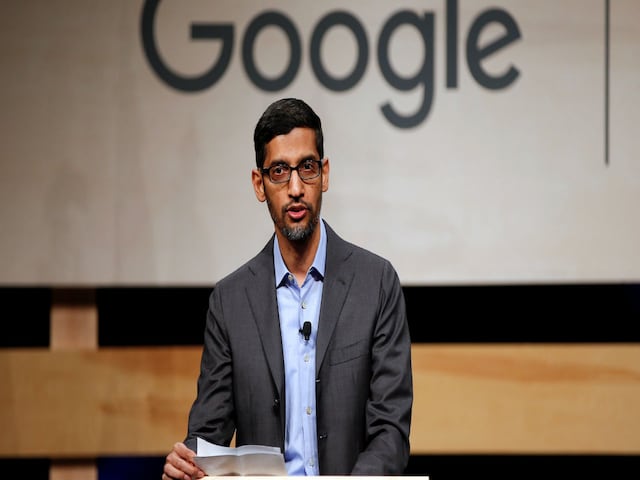 Sundar Pichai, Alphabet Inc. A graduate of IIT-Kharagpur, Sundar Pichai replaced Google co-founder Larry Page to become Google's CEO in 2015. He became the CEO of Alphabet, Google's parent company, in 2020.