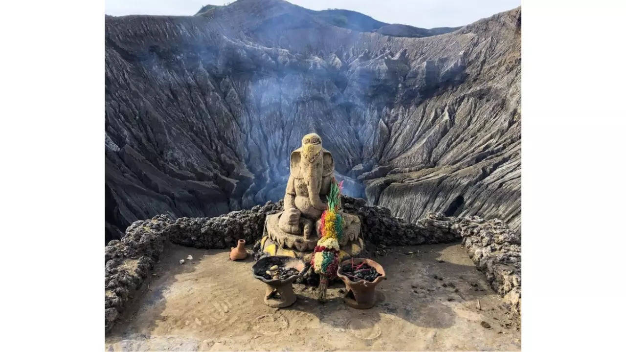 Image of the idol of Lord Ganesh at Mount Bromo XVarshaParmar