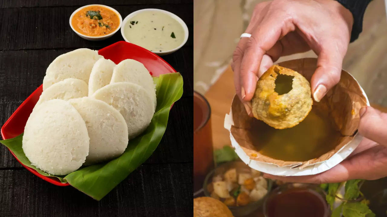 Idli and Pani Puri