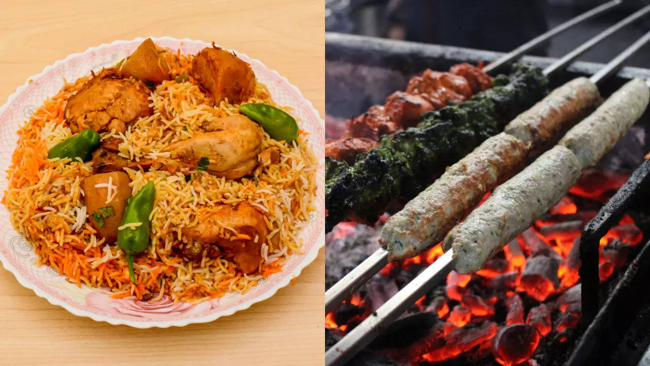 Biryani and kebab