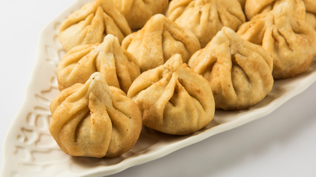 Modak with sesame seeds and jaggery